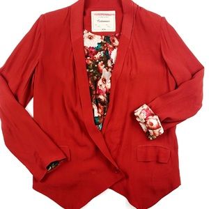 Anthropologie Cartonnier Canance Draped Blazer